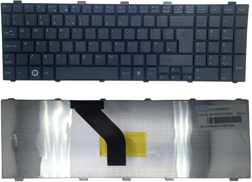 81nGy4uweGL._AC_SL1500_ Fujitsu Siemens Lifebook E6530 Series UK Laptop Keyboard - Image 1