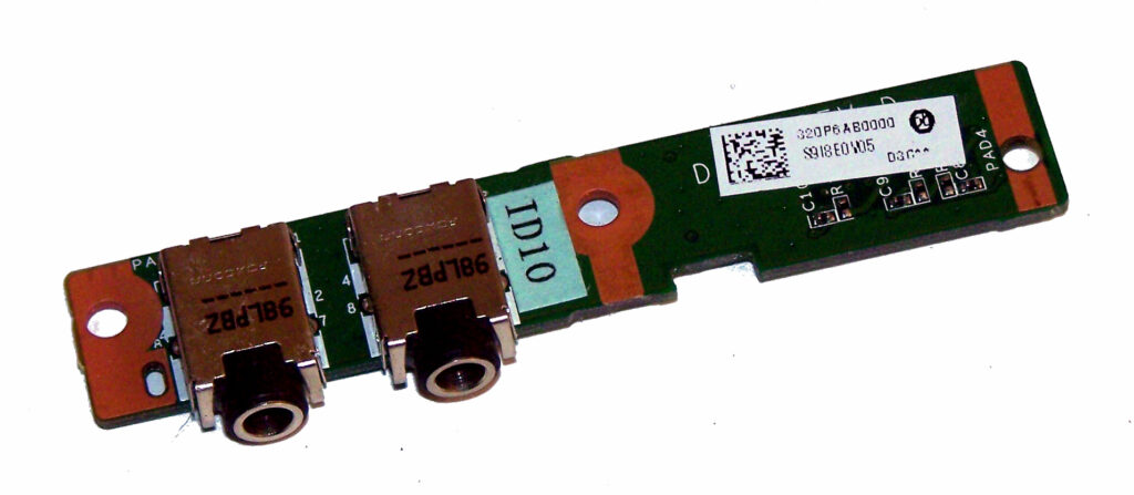 100_7674 HP Compaq Presario CQ61 аудио порт модул 320P6AB0000 DA00P6AB6D0 - Image 1