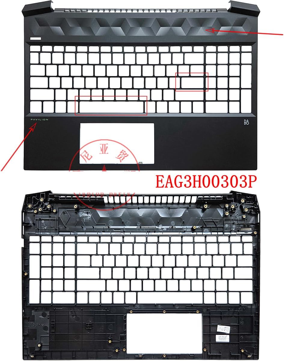 714t5aYGNNL._AC_SL1200_ HP Pavilion Gaming 15-EC TPN-Q229 front cover - Image 1